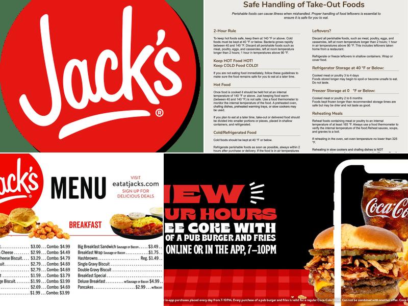 Jack's Menu