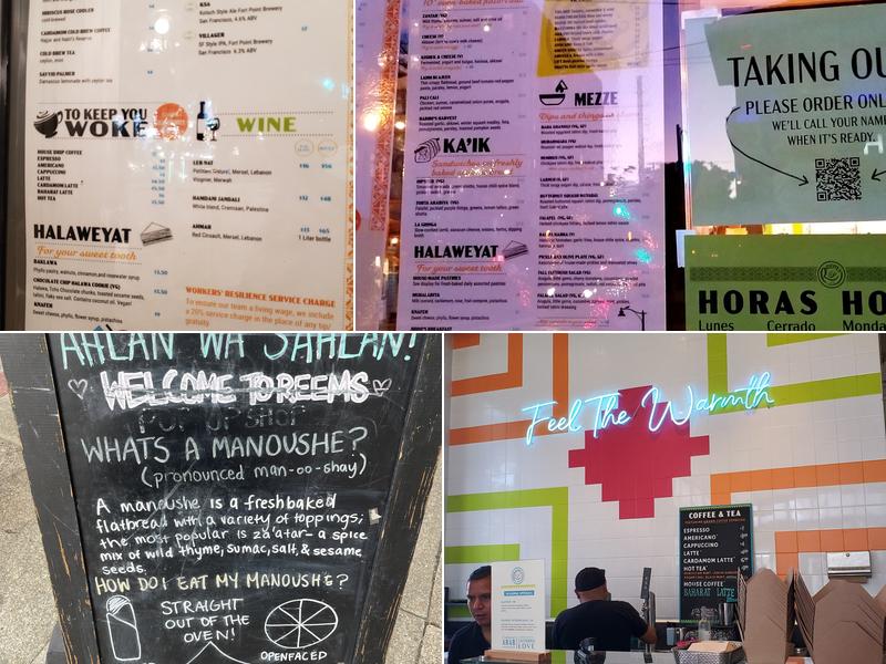 Reem's California Mission Menu