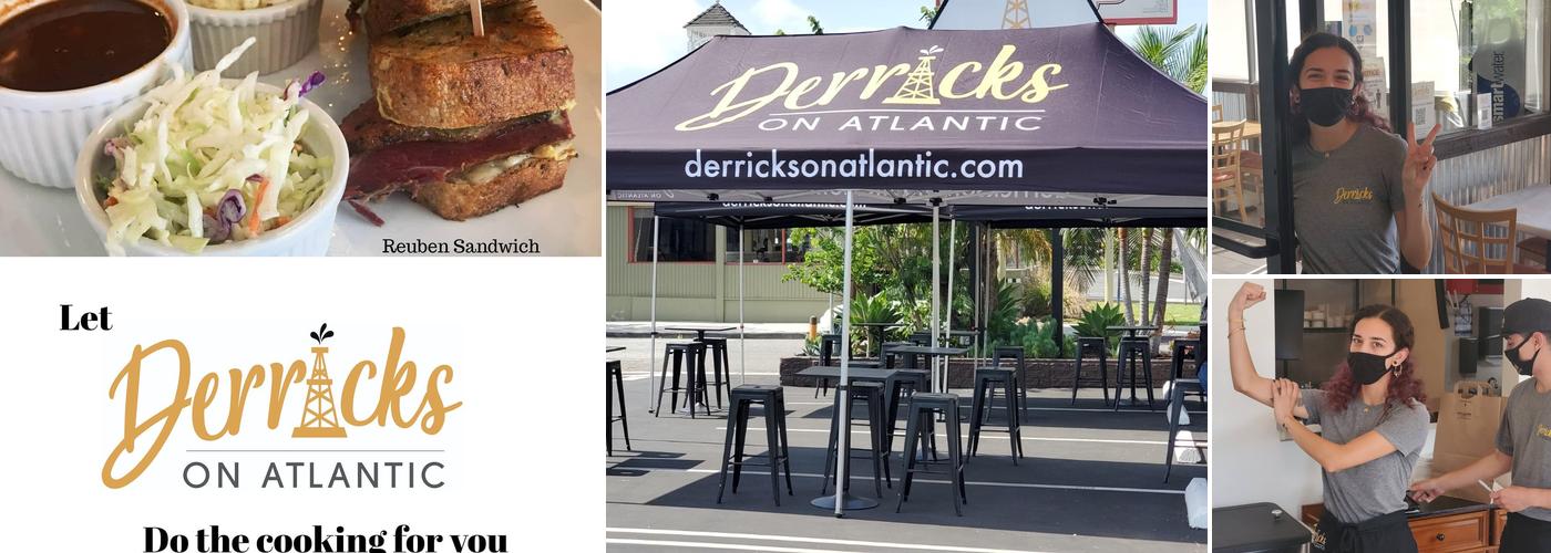 Derricks on Atlantic