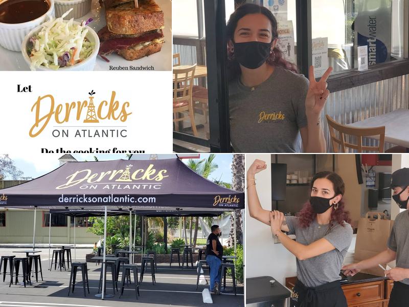 Derricks on Atlantic