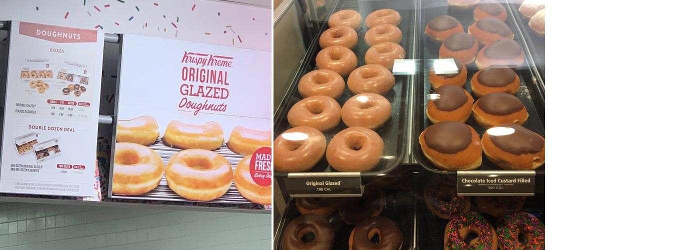 Krispy Kreme Menu
