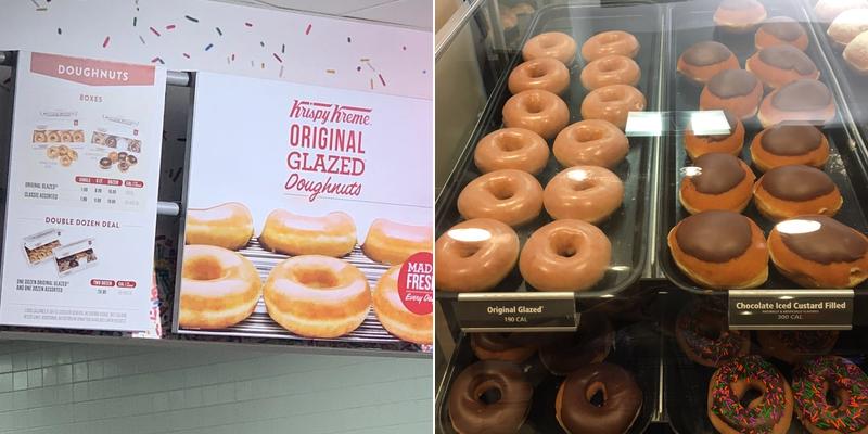 Krispy Kreme Menu
