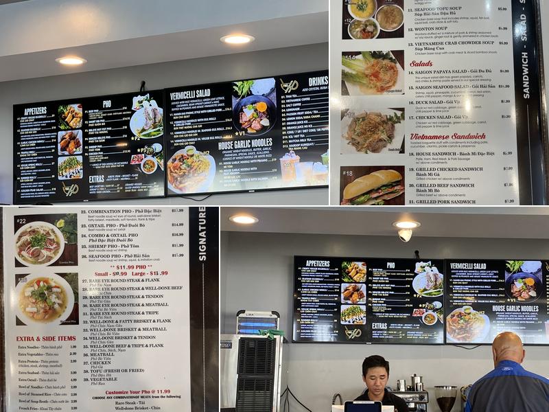 Pho HP Vietnamese Kitchen Menu