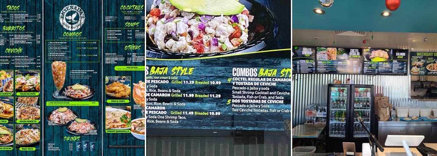 Ensenada's Surf N Turf Grill Menu