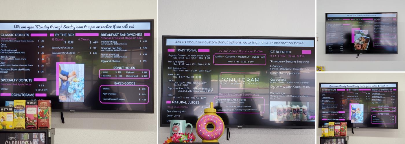 Donutgram Menu
