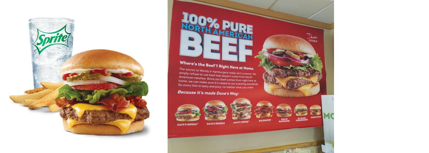Wendy's Menu