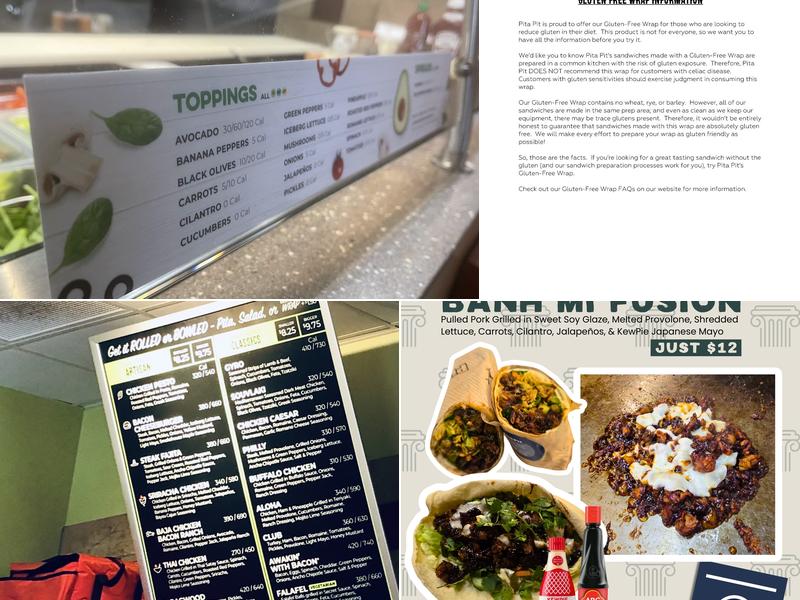 Pita Pit Menu