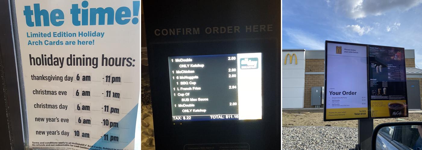 McDonald's Menu