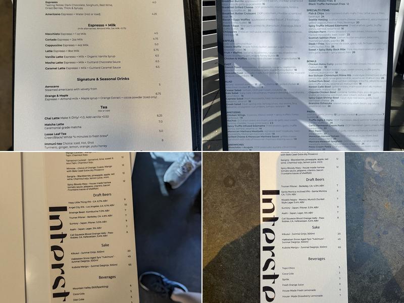 Interstellar Menu