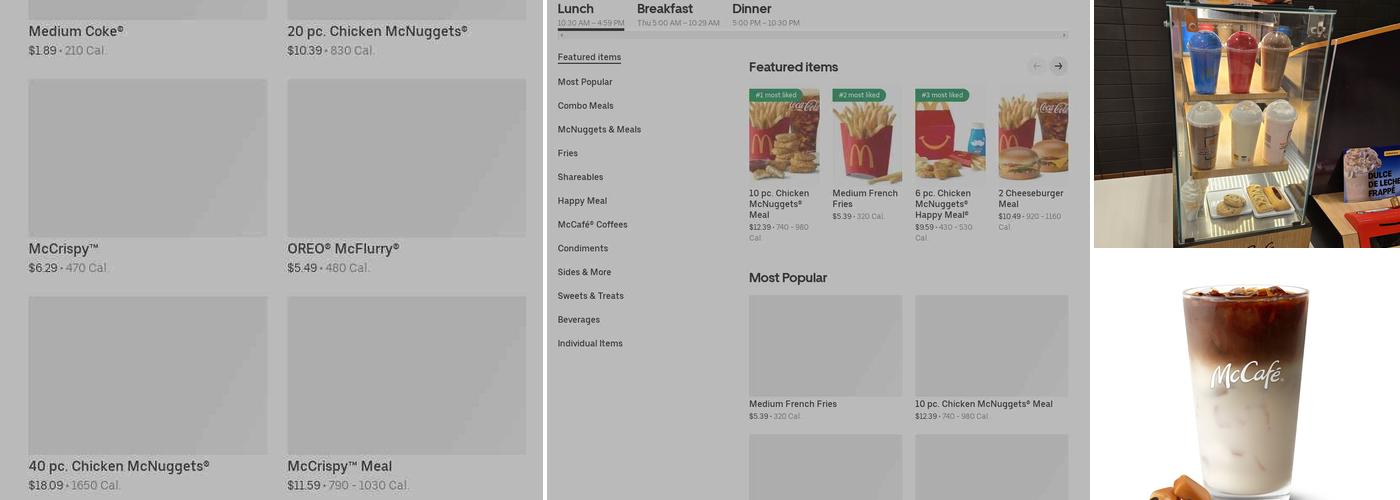 McDonald's Menu