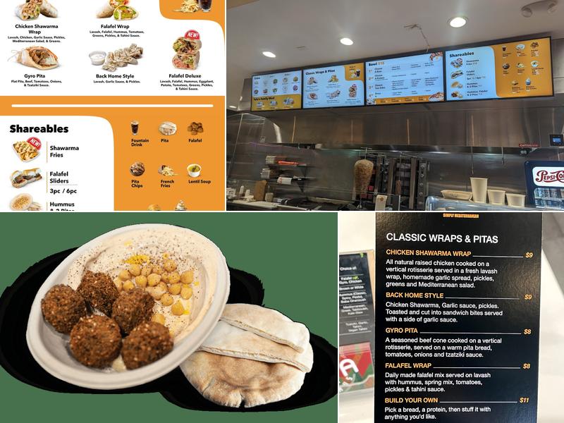 Yafa Hummus Menu