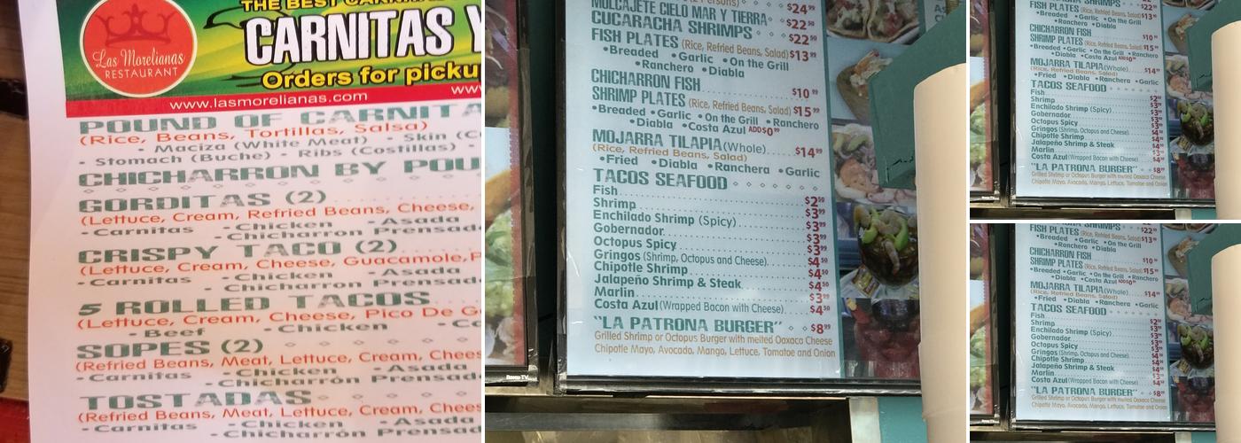 The Taco Stand Menu