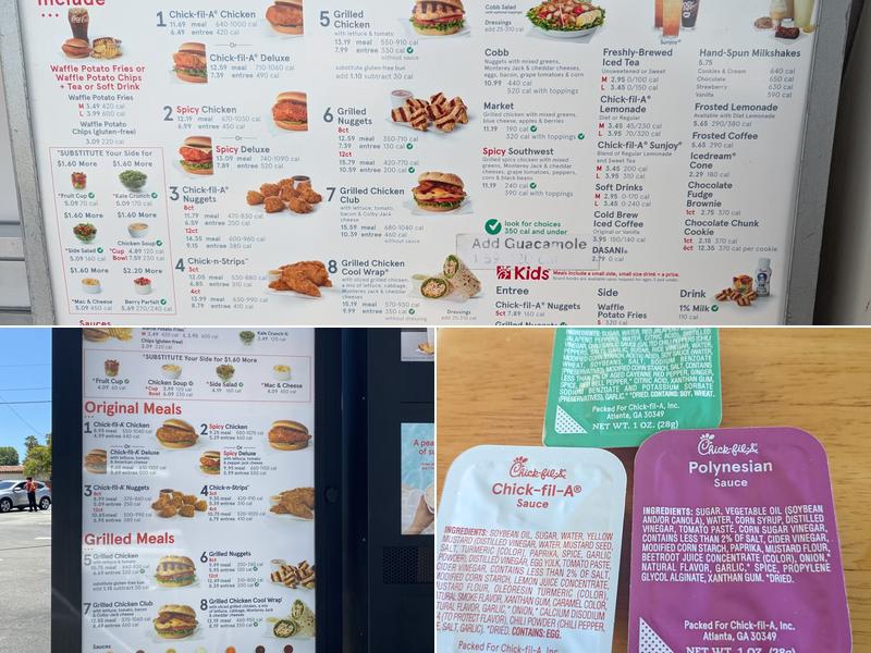 Chick-fil-A Menu