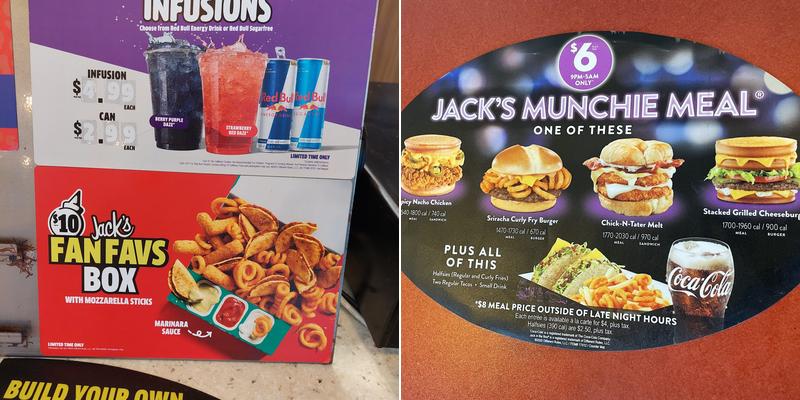 Jack in the Box Menu