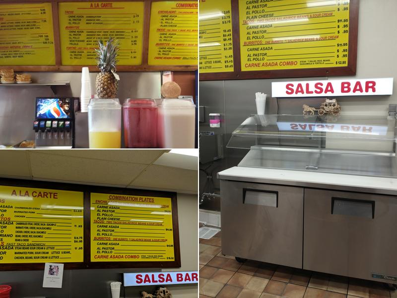 Fast Taco Menu