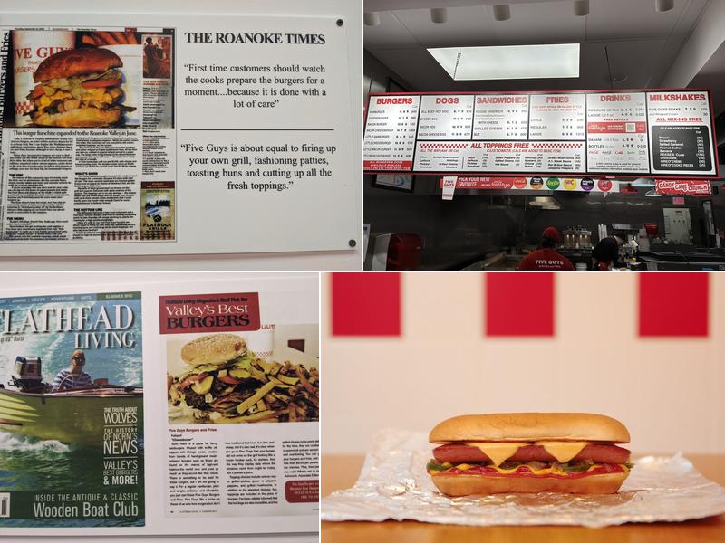Five Guys Menu