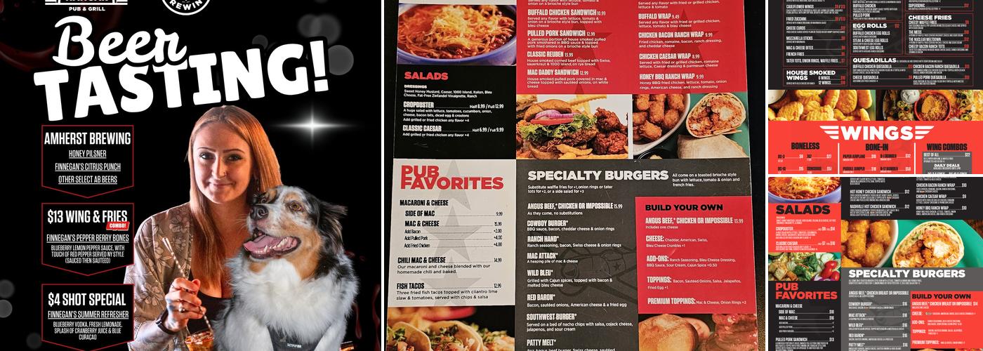 Hangar of Agawam Menu