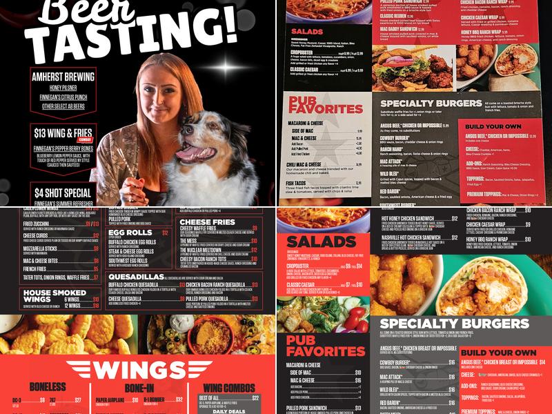 Hangar of Agawam Menu