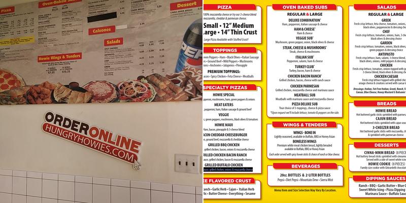 Hungry Howie's Pizza & Subs Menu