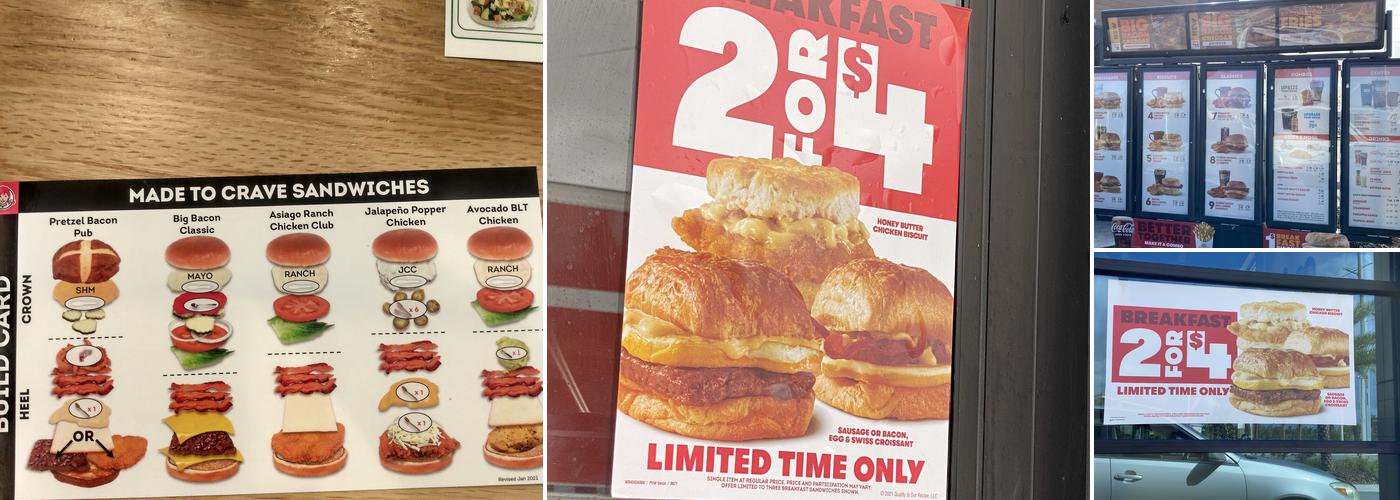 Wendy's Menu