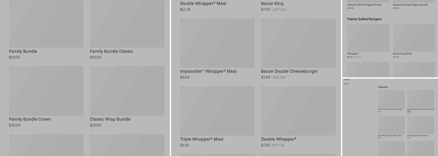 Burger King Menu