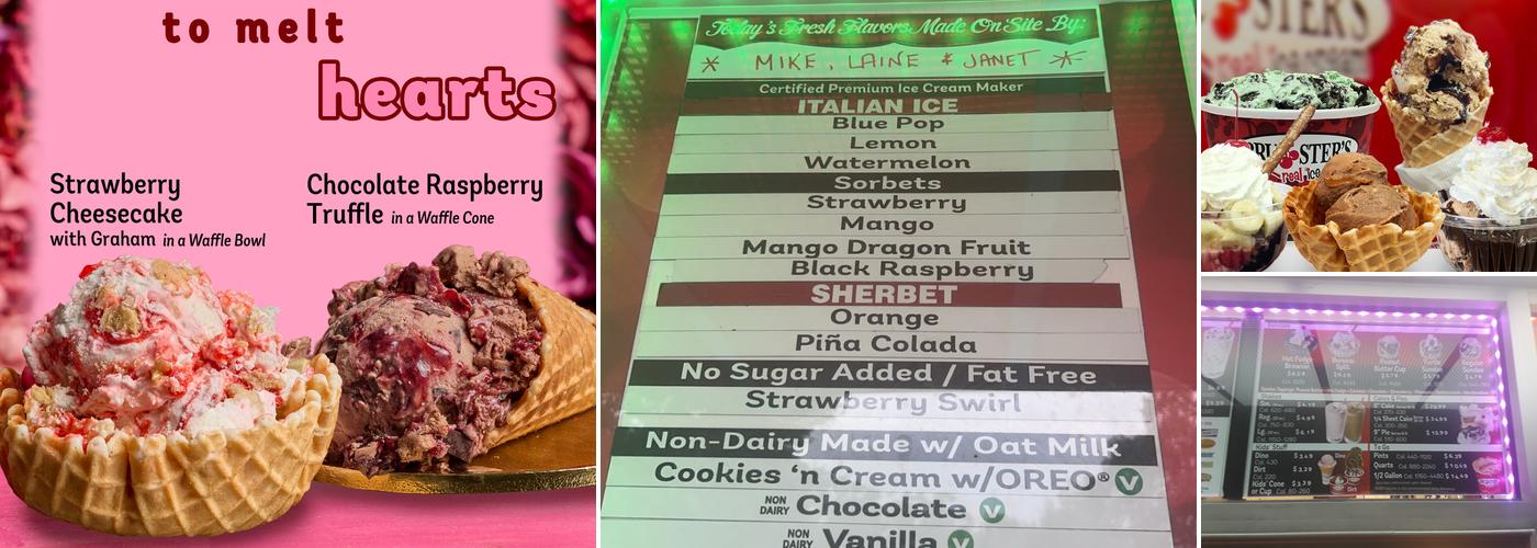 Bruster's Real Ice Cream Menu