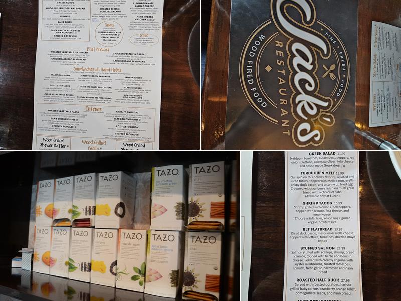 Jack's Restaurant Menu