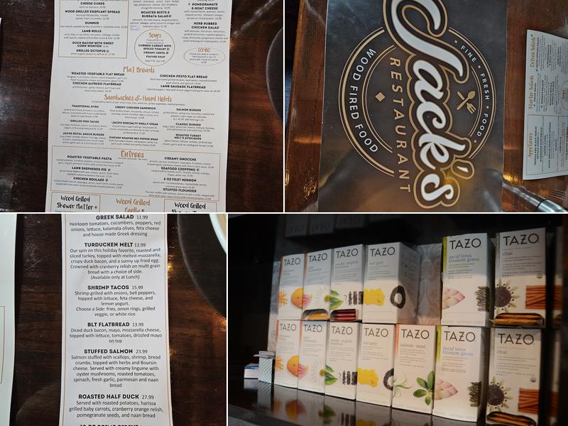 Jack's Restaurant Menu