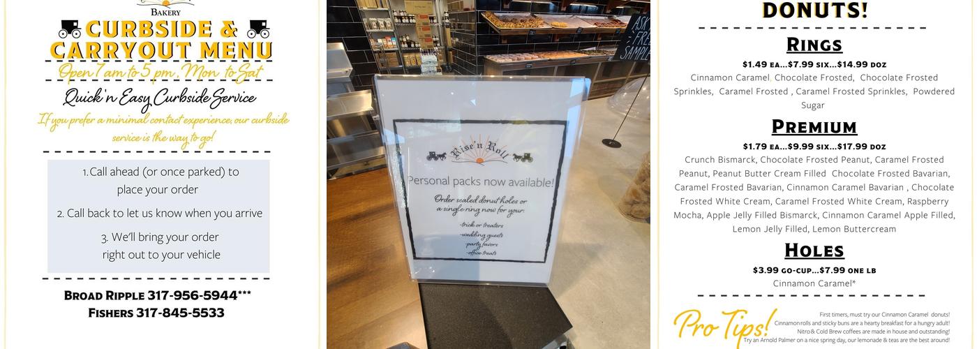 Rise'n Roll Bakery - Broad Ripple Menu