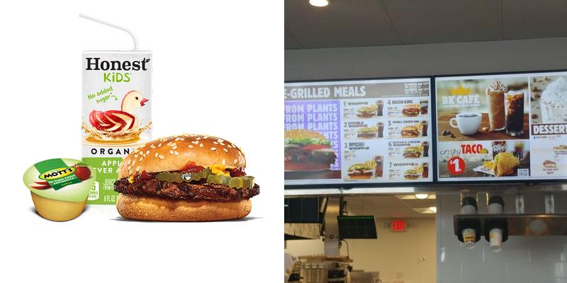 Burger King Menu