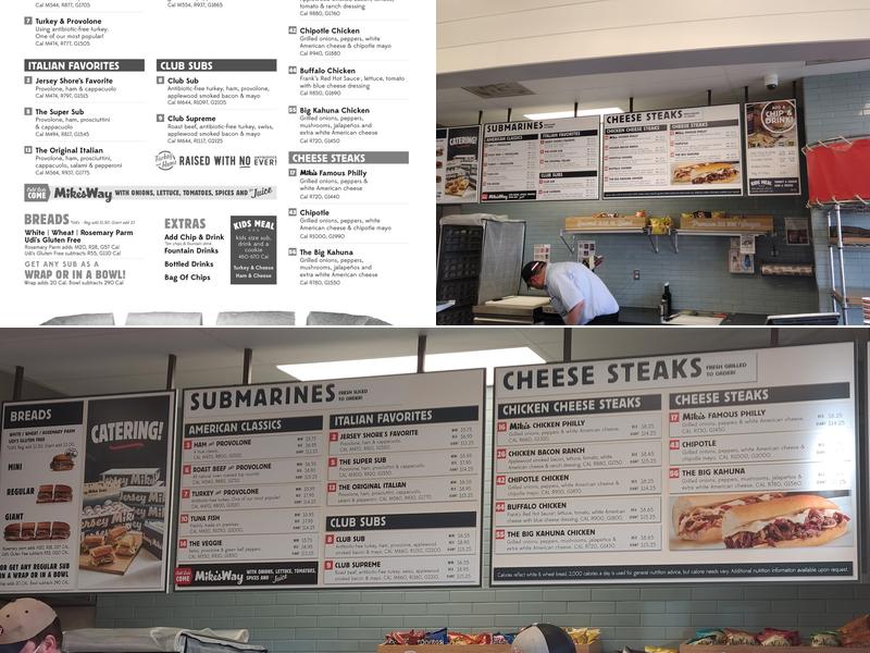 Jersey Mike's Subs Menu