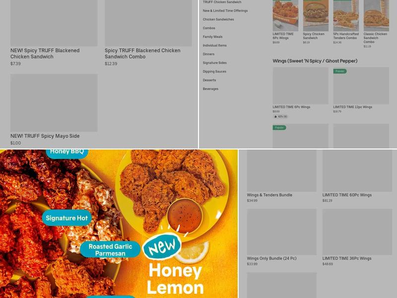 Popeyes Louisiana Kitchen Menu