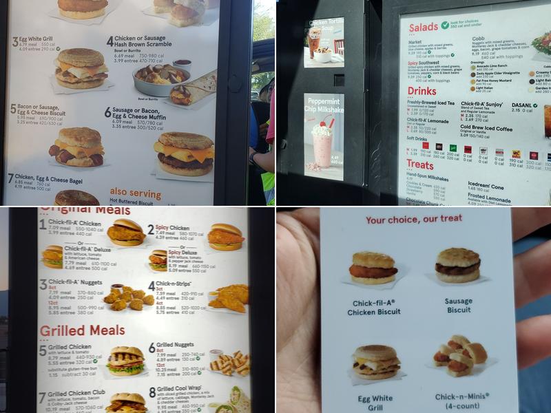 Chick-fil-A Menu