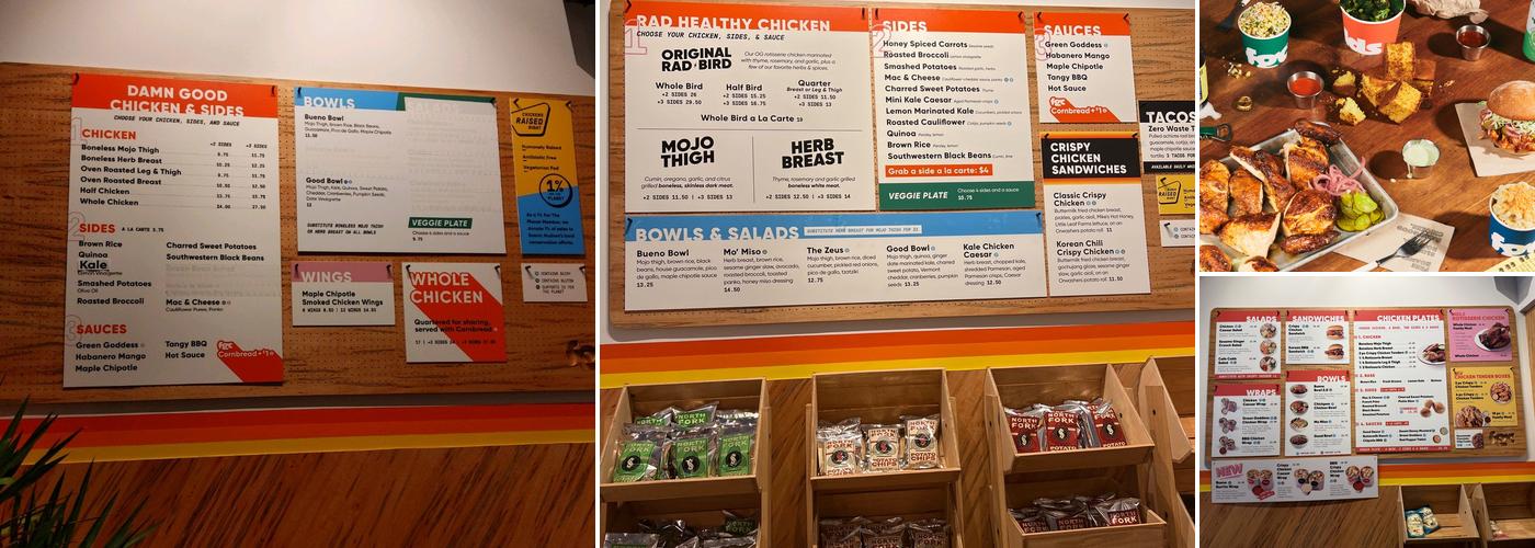 Fields Good Chicken Menu