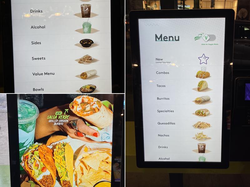 Taco Bell Cantina Cantina Menu