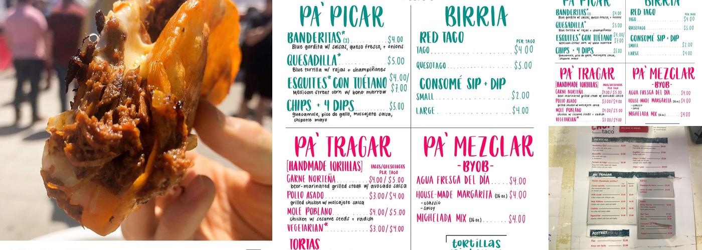 Chofi Birria Menu