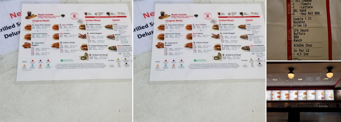 Chick-fil-A Flamingo & Valley View Menu