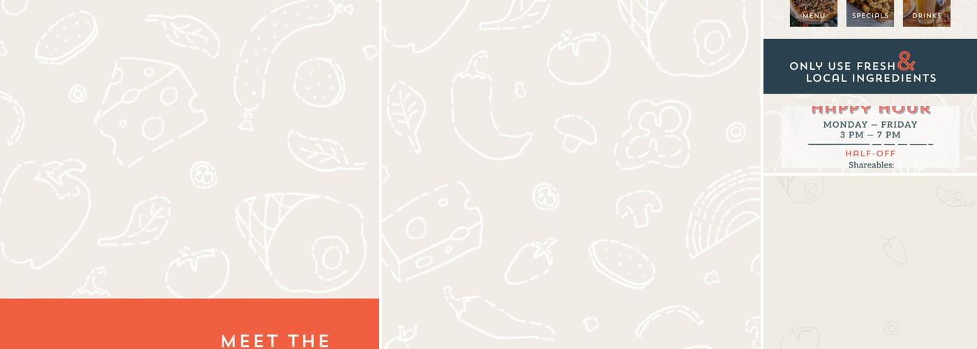 The Shack Slice & Brew Menu