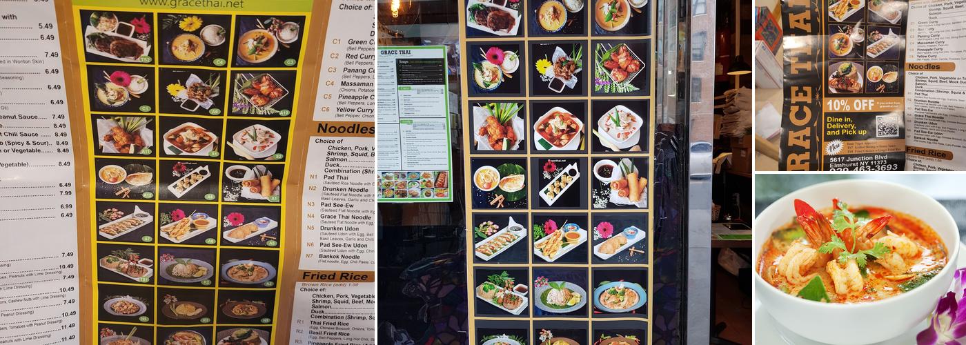Grace Thai Menu