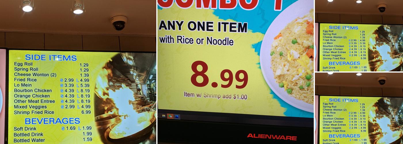 Chopstick Express Menu