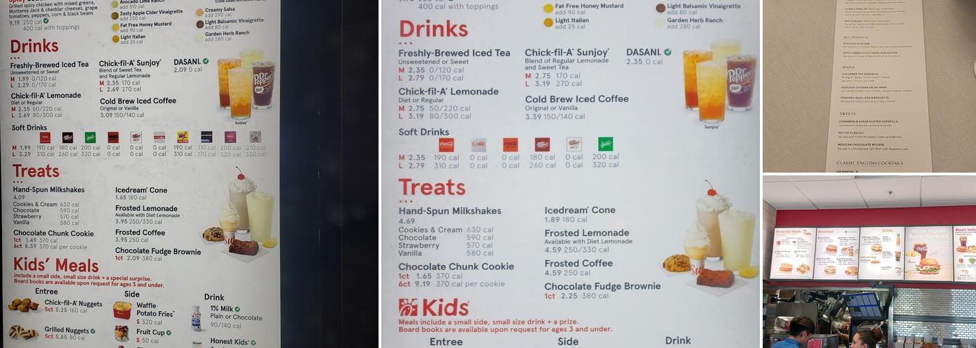 Chick-fil-A Menu