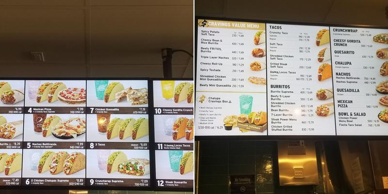 Taco Bell Menu