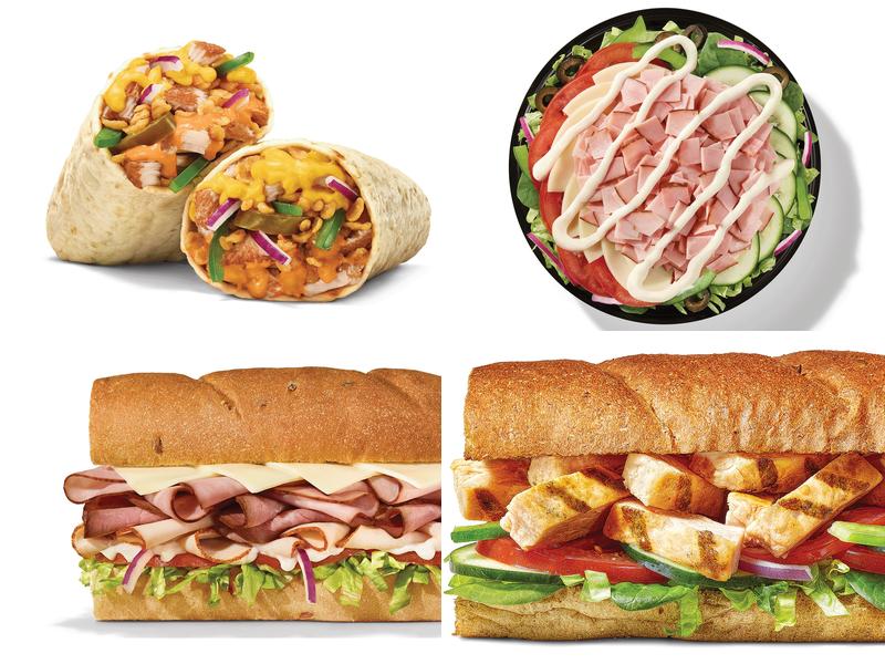Subway Menu