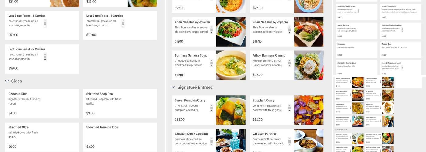 Top Burmese Bistro Royale Menu