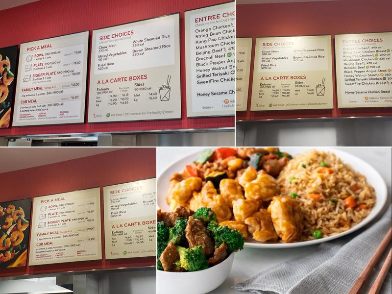 Panda Express Menu