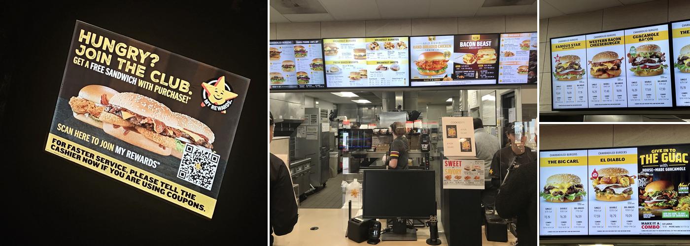 Carl's Jr. Menu