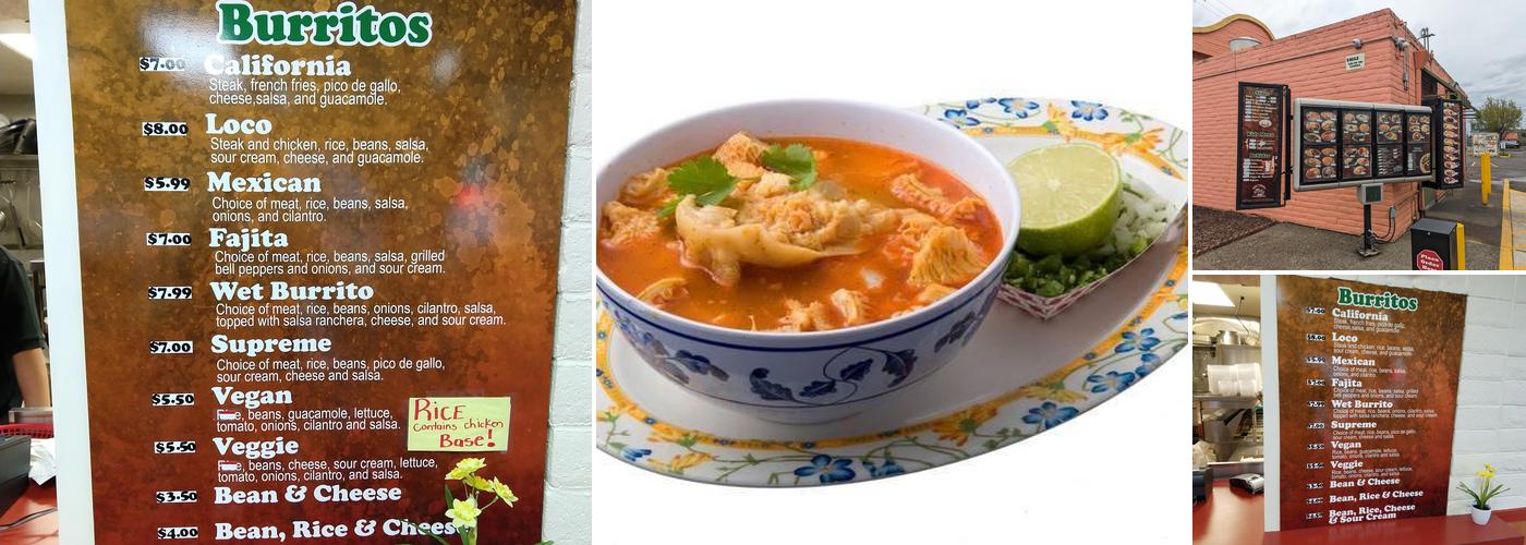 Don Pedro Mexican Food #8 Menu