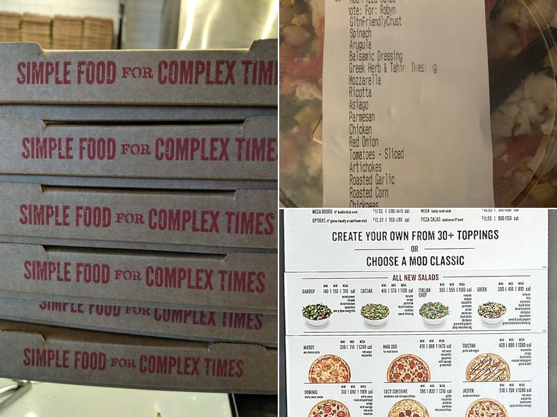 MOD Pizza Menu