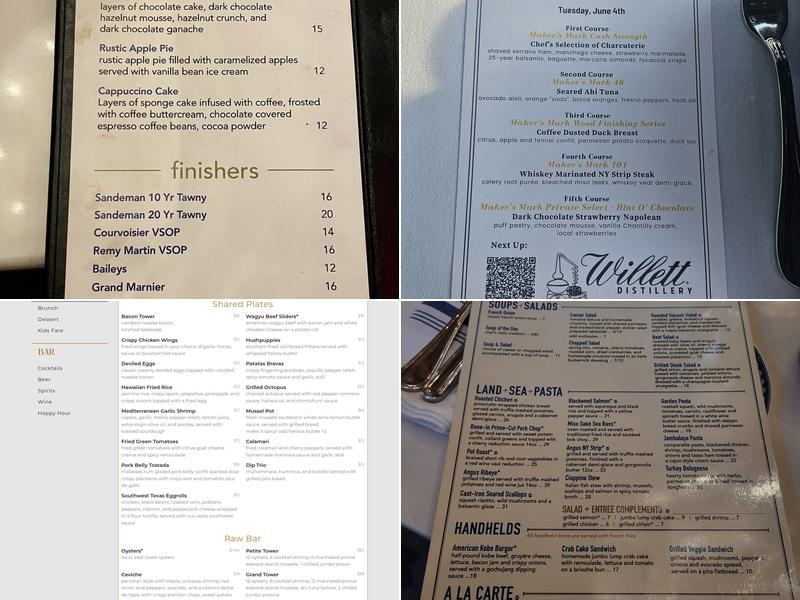 The Black Sheep Restaurant Menu