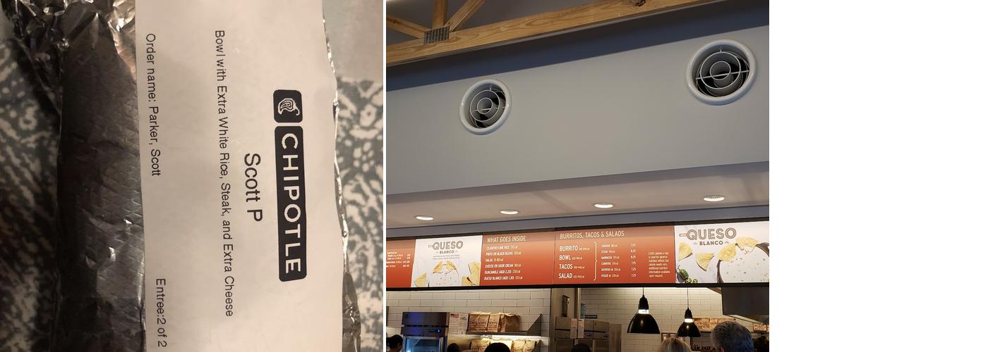 Chipotle Mexican Grill Menu